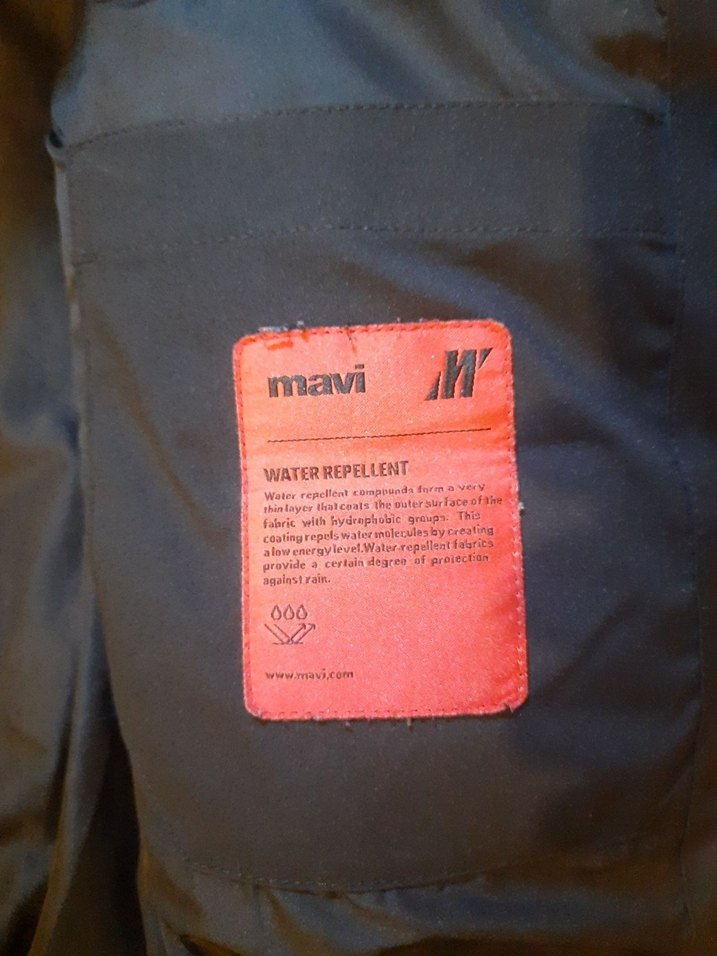 Mavi Pro Tech Erkek Mont Su Geçirmez - Görsel 5