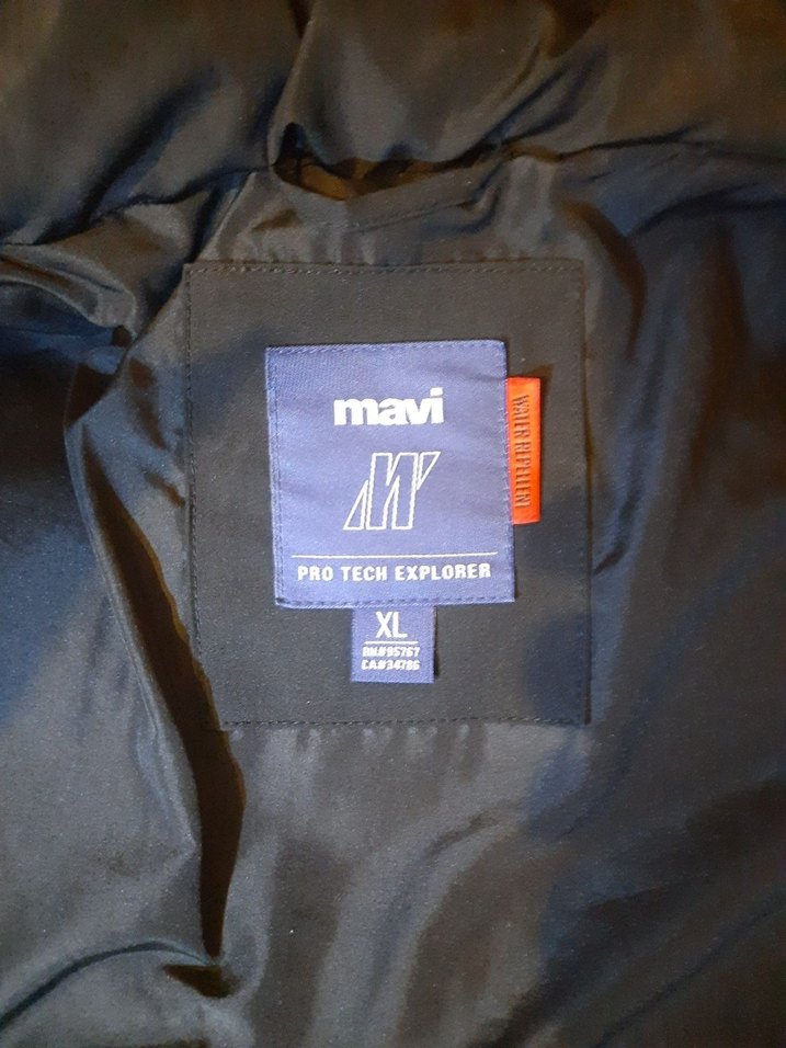 Mavi Pro Tech Erkek Mont Su Geçirmez - Görsel 4