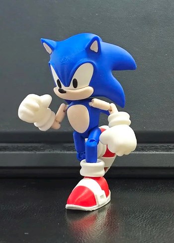 Sonic the Hedgehog Hareketli Aksiyon Figürü (3D Baskı) - Görsel 4