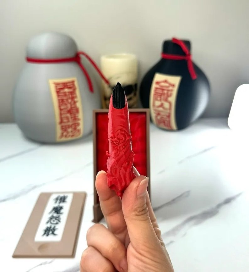 Sukuna's Finger / Sukuna'nın Parmağı (Jujutsu Kaisen) 3D - Görsel 2