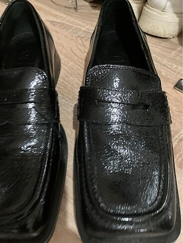 38 Beden siyah Renk Mango loafer/ oxford ayakkabı