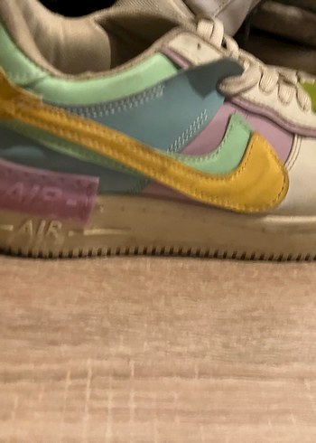 Nike Çok Renkli Platform Topuklu Spor Ayakkabı af1 - Görsel 3