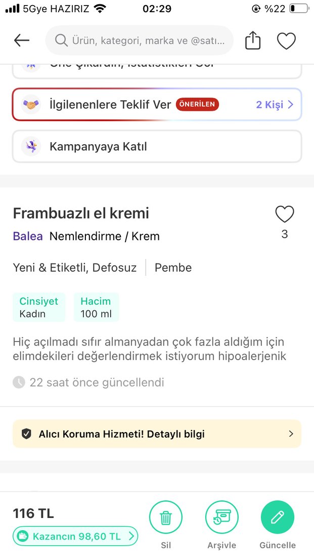 Elcurina %5 Üre ve Allantoin İçeren El Kremi - Görsel 2