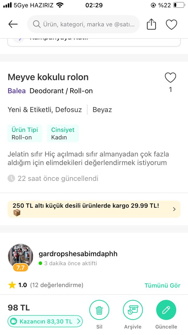 Balea Sweet Sunshine rolon - Görsel 4