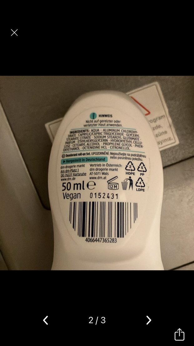 Balea 5in1 Koruyucu  unisex Roll-On Deodorant - Görsel 2