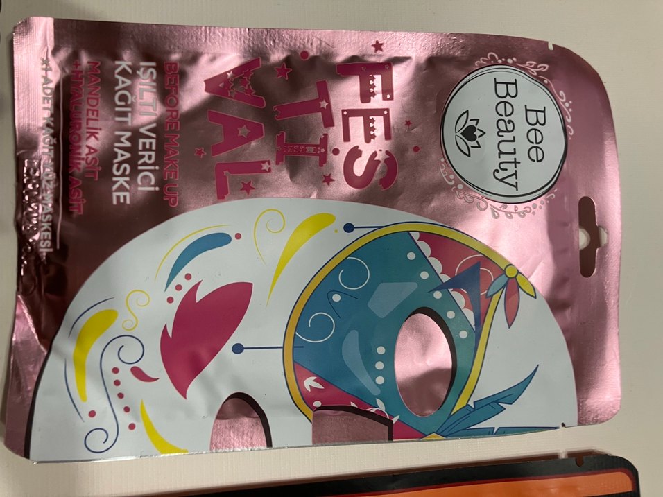 Bee Beauty Hayvan Temalı Kollajen Yüz Maskesi - Görsel 2