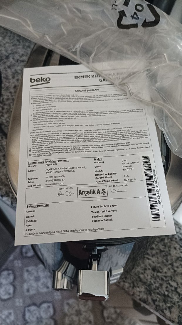 Gri Renkli Ekmek Kızartma Makinesi - Görsel 3