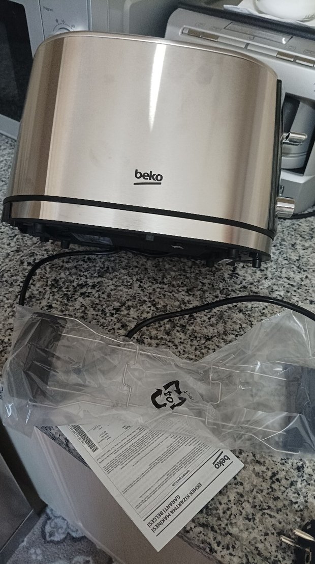 Gri Renkli Ekmek Kızartma Makinesi - Görsel 2