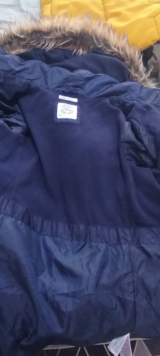 Kadın Lacivert Midi Kaban Kürklü - Görsel 4