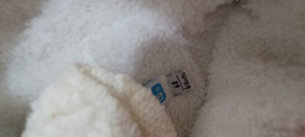 Bebek Erkek Beyaz Kürklü Tulum - Görsel 4