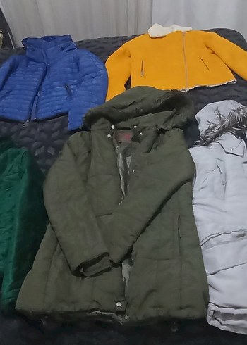 Sarı Süet Kadın Ceket Kürk Detaylı - Görsel 9