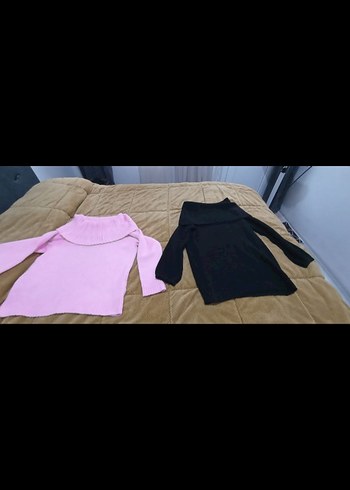 Boğazlı, Fit Kesim, Kısa Triko Kazak - Görsel 5