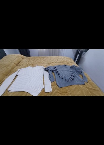 Boğazlı, Fit Kesim, Kısa Triko Kazak - Görsel 4