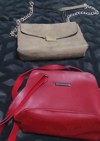 Gri Deri Zincir Detaylı Yılan Desenli Çanta - Görsel 6