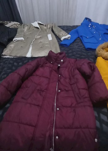 Sarı Kürklü Kadın Kışlık Mont - Görsel 10