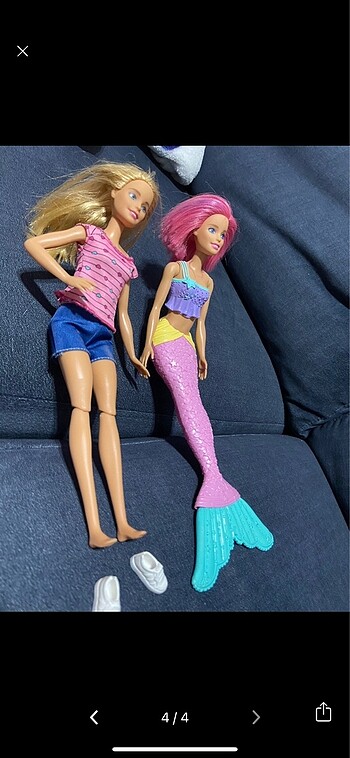  Beden Barbie ve deniz kızı