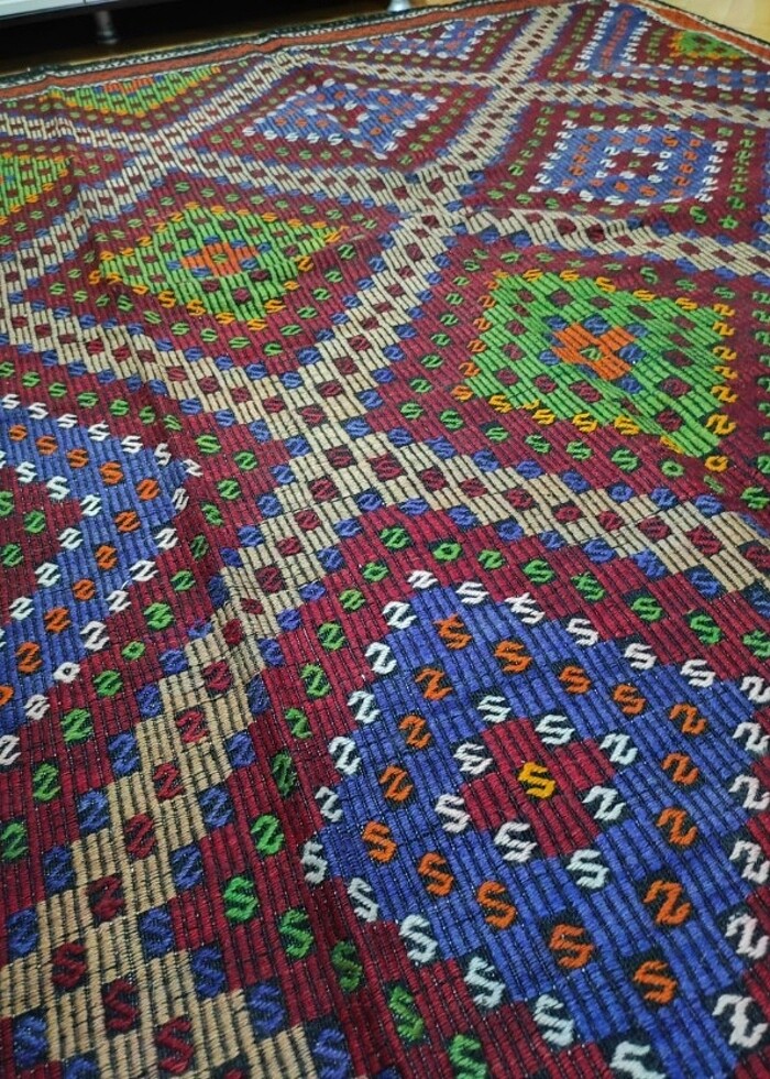 El Dokumalı Zili Kilim - Görsel 3