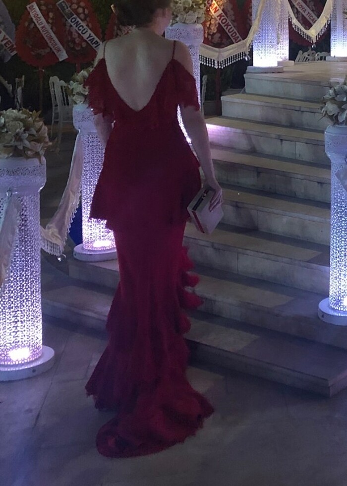 Alfabeta Uzun Abiye Elbise - Görsel 5