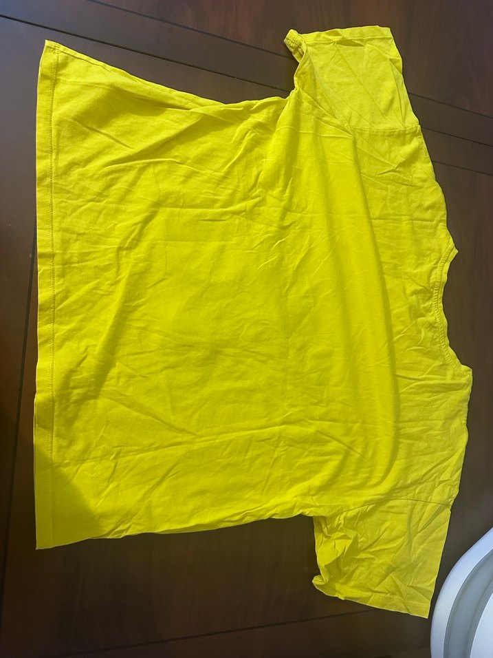 Sarı Kadın Kısa Kollu Tişört tweety baskılı - Görsel 4