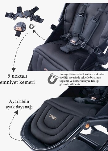 Prego Mios Premium I size Bebek Arabası - Görsel 5