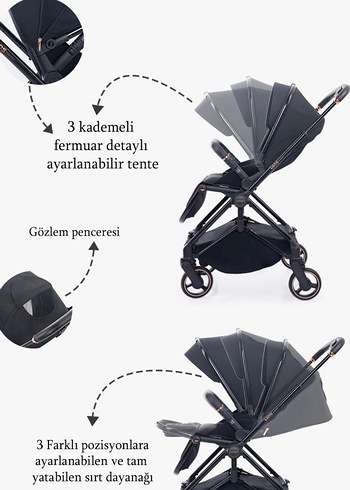 Prego Mios Premium I size Bebek Arabası - Görsel 3
