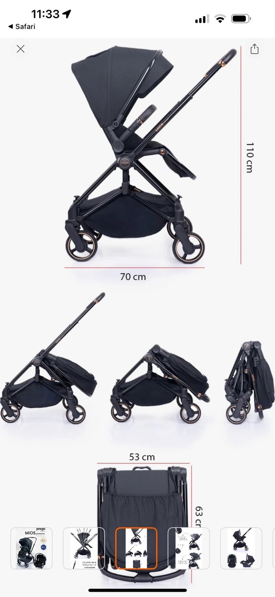 Prego Mios Premium I size Bebek Arabası - Görsel 2