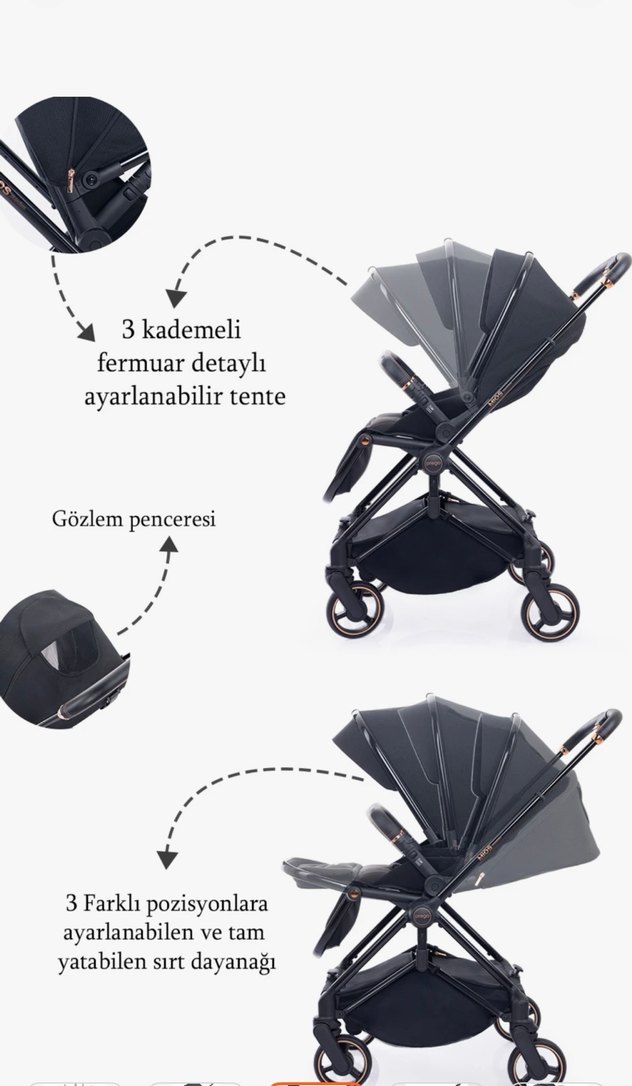 Prego Mios Premium I size Bebek Arabası - Görsel 3