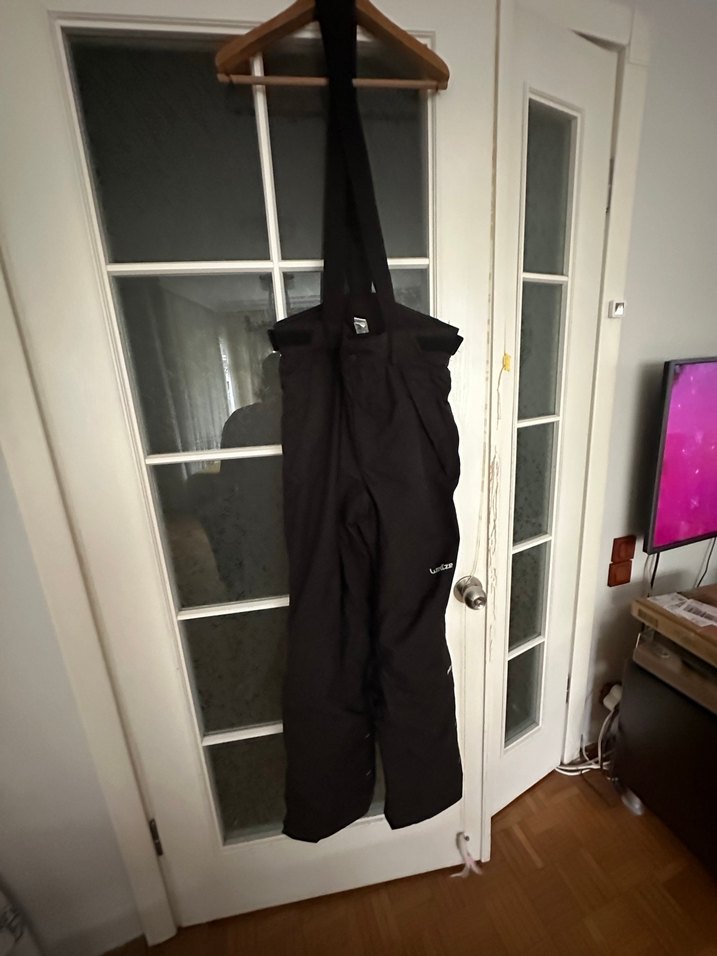 Unisex Siyah Kayak Pantolonu Velcro Ayarlı - Görsel 2