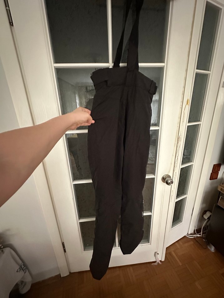 Unisex Siyah Kayak Pantolonu Velcro Ayarlı - Görsel 4