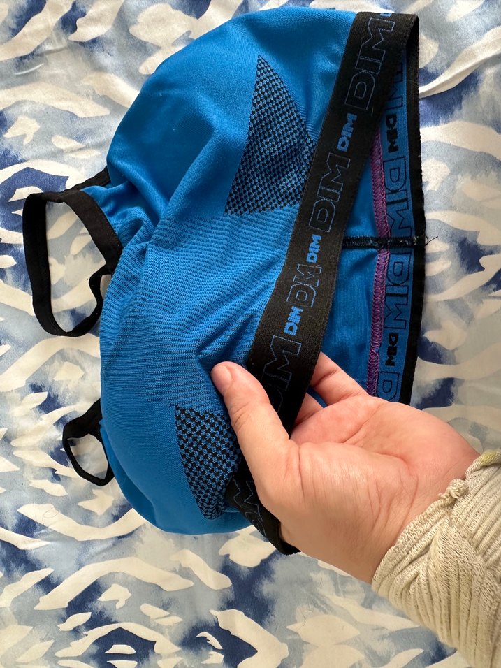 Mavi Tie-Dye Spor Sütyeni Mini Boy - Görsel 3