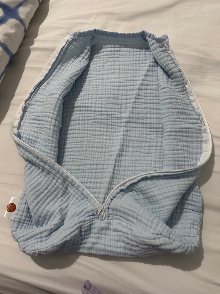 Gri Keten Çocuk Uyku Tulumu /KUNDAK - Görsel 3