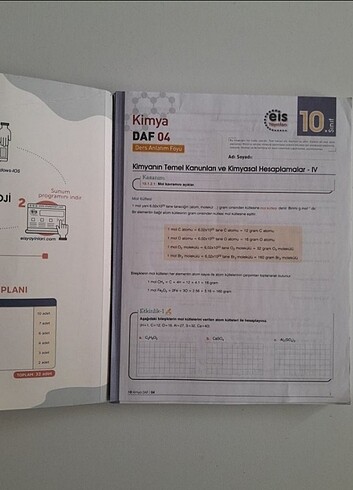  Eis yayınları kimya test kitabı
