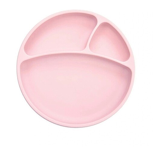 Porsiyon Vakumlu Mama Tabağı Pinky Pink