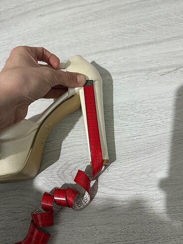 38 Beden beyaz Renk Nikah ayakkabısı topuklu
