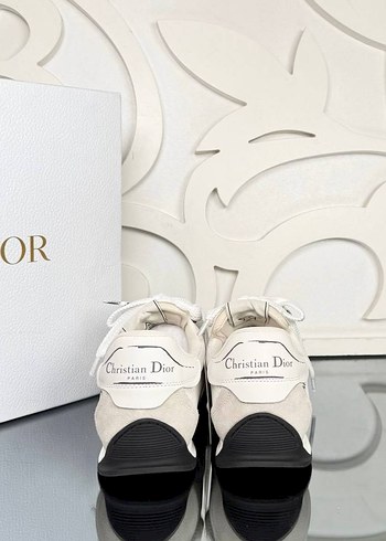 37 Beden Dior Beyaz Bağcıklı Yüksek Topuklu Sneakers 37 41 no.