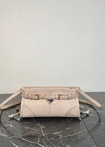  Beden kahverengi Renk Kemerli Kadın Çanta prada bonnie small handbang 26.5x14