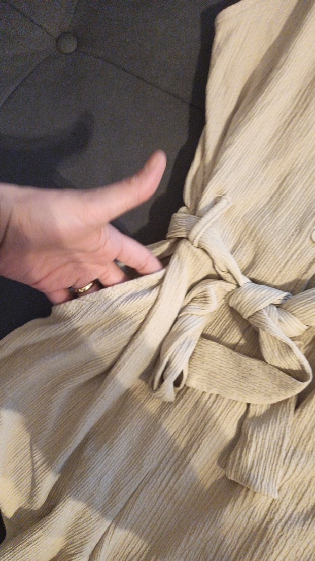 Kadın Kemerli Kısa Tulum - Görsel 2