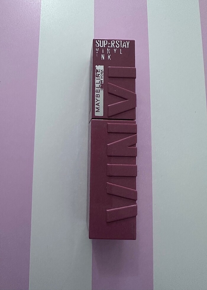 maybelline new york vinyl ink ruj peachy no: 15 - Görsel 2