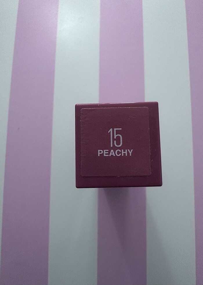 maybelline new york vinyl ink ruj peachy no: 15 - Görsel 3