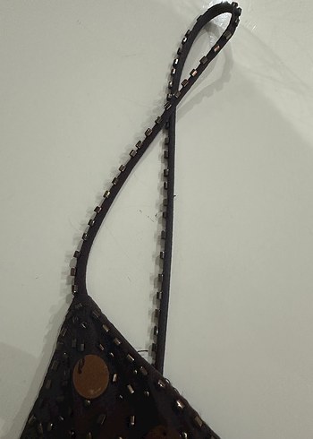 Vakko Couture Kahverengi Abiye Elbise - Görsel 2