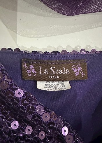 Mor gece elbisesi - Görsel 3