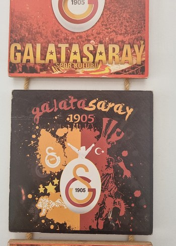 Galatasaray Temalı 3 Parça Duvar Panosu