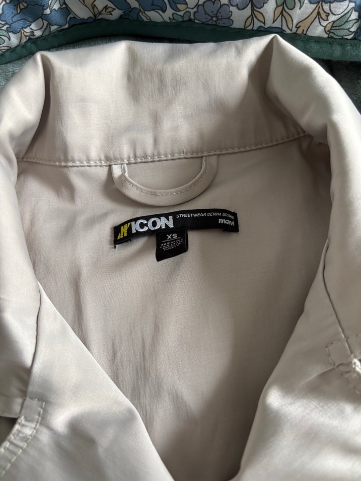 Düğmeli Bej Keten Midi Tulum - Görsel 4