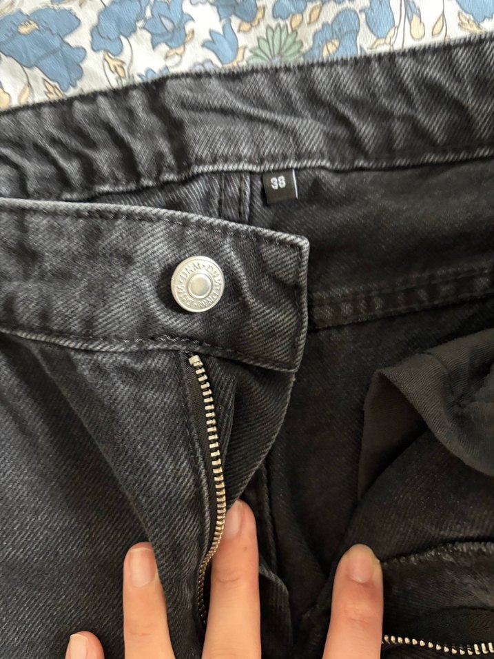 Siyah Palazzo Pantolon - Görsel 3