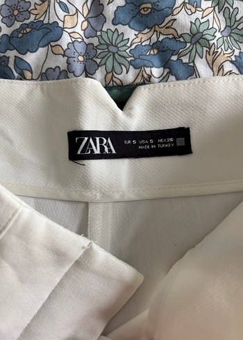 Beyaz Kadın Kumaş Pantolon - Görsel 2