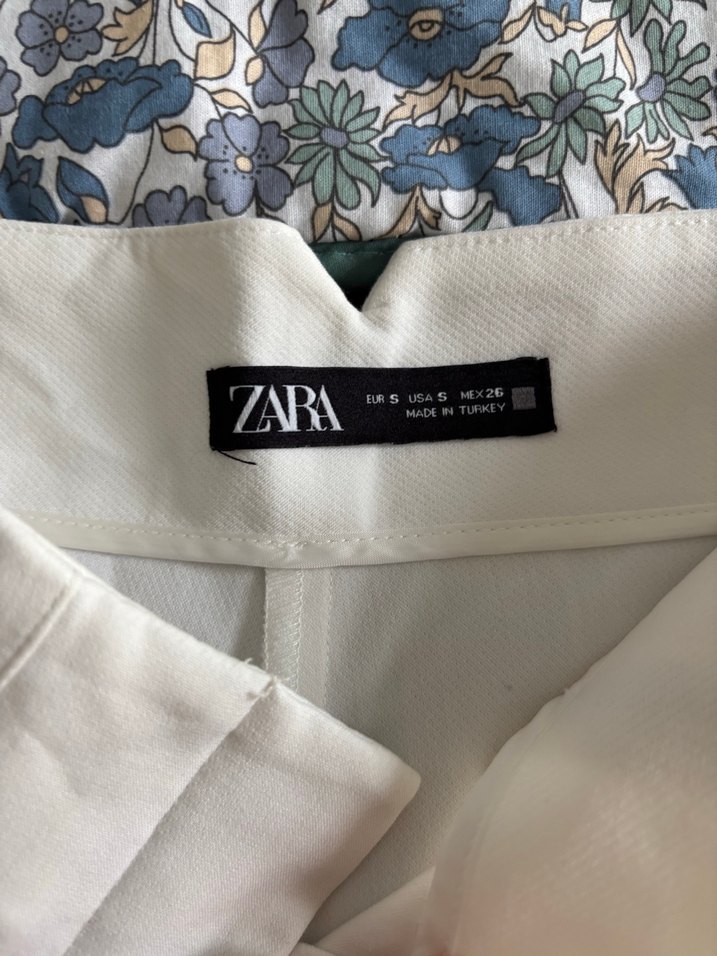 Beyaz Kadın Kumaş Pantolon - Görsel 2