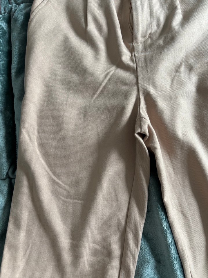 Bej Midi Kumaş Kadın Pantolon - Görsel 4