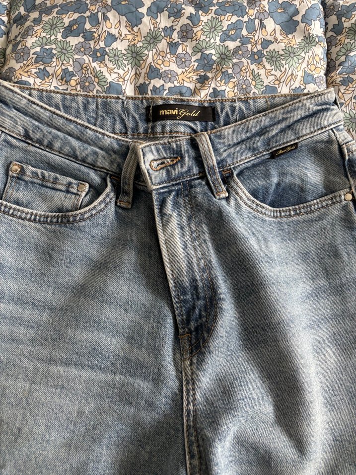 Mavi jean mom jean - Görsel 3