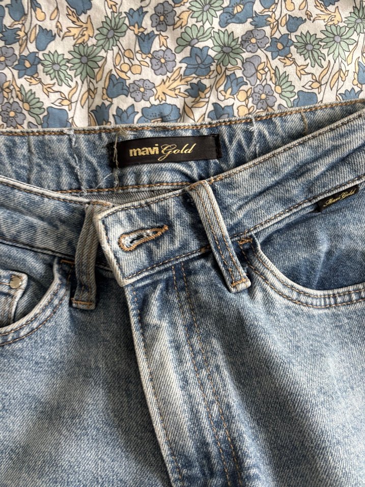 Mavi jean mom jean - Görsel 2