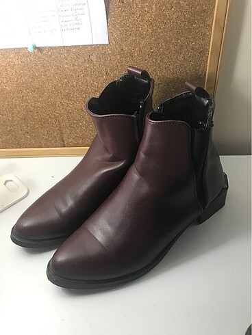 Diğer Borda kısa topuklu bot